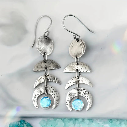 Delicate Artisan Silver Earring
