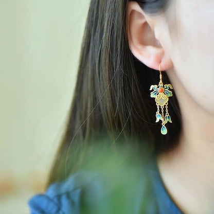 Vintage Handmade Silver Earring