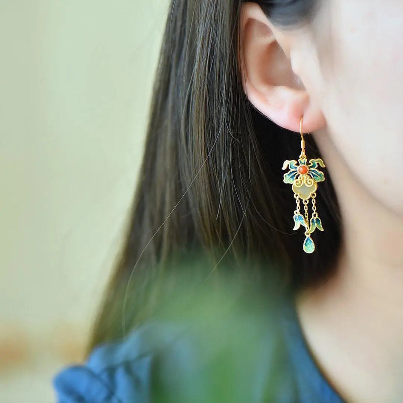 Vintage Handmade Silver Earring