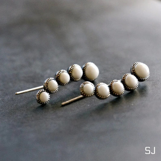 Romantic Silver Earring for Special Moments