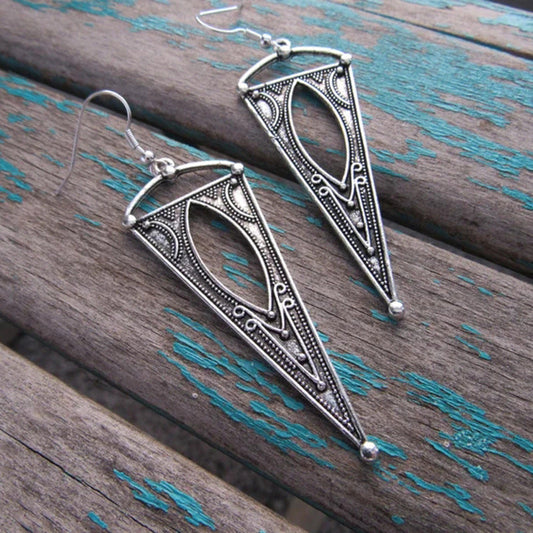 Vintage Handmade Silver Earring