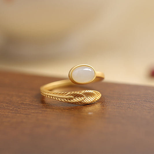 Delicate Artisan Gold Ring