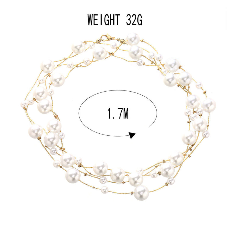 Delicate Artisan Pearl Necklace
