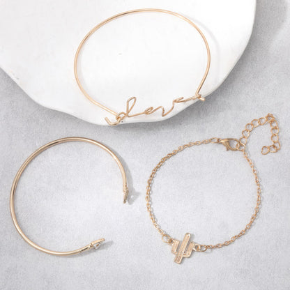 Vintage Handmade Gold Bracelet