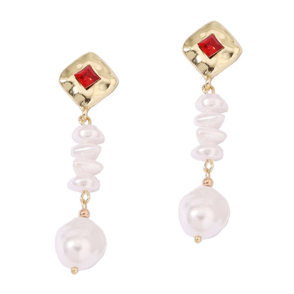 Delicate Artisan Pearl Earring