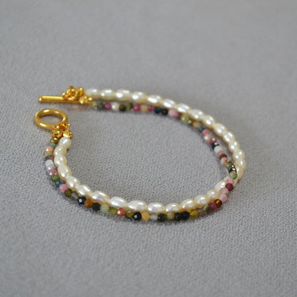 Delicate Artisan Pearl Bracelet