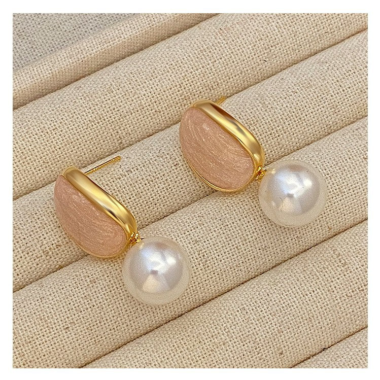 Delicate Artisan Pearl Earring