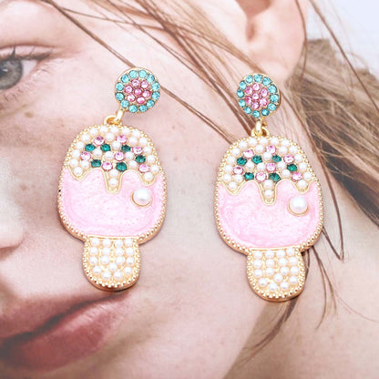Delicate Artisan Pearl Earring