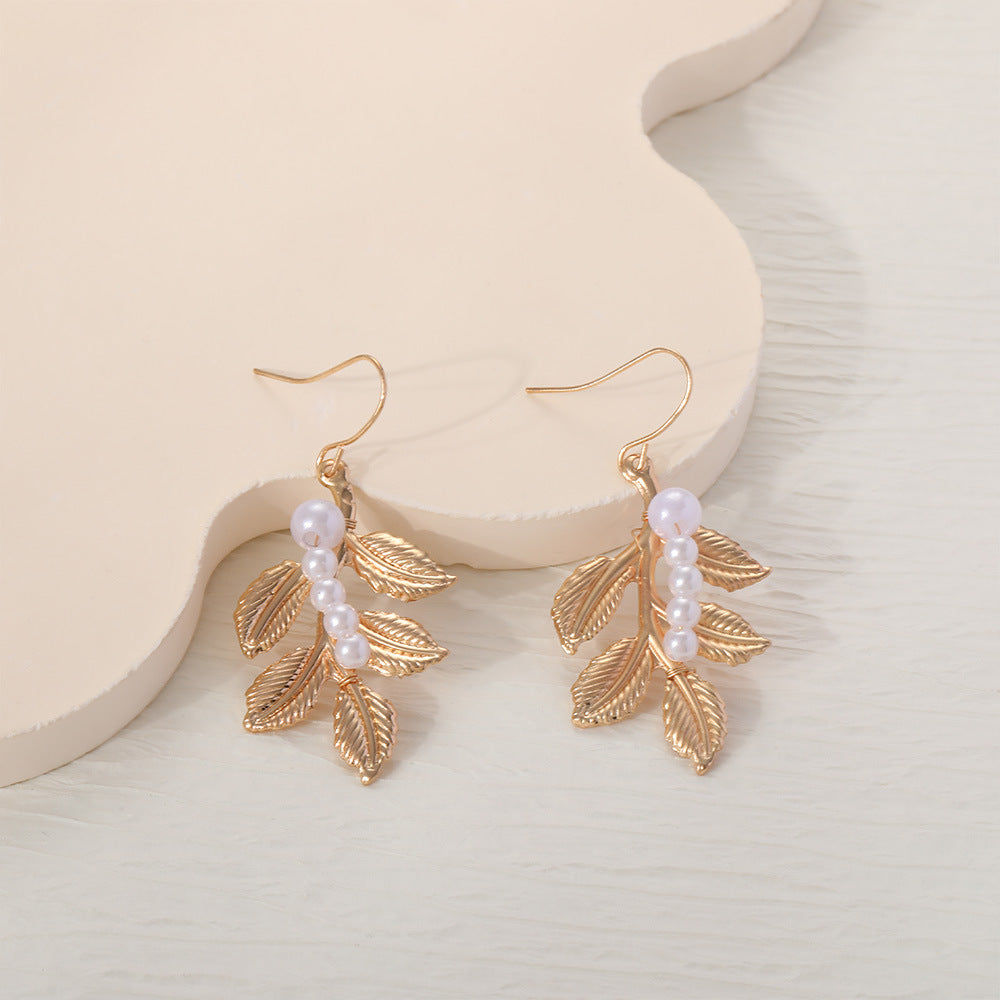 Delicate Artisan Pearl Earring