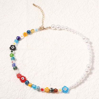 Delicate Artisan Pearl Necklace