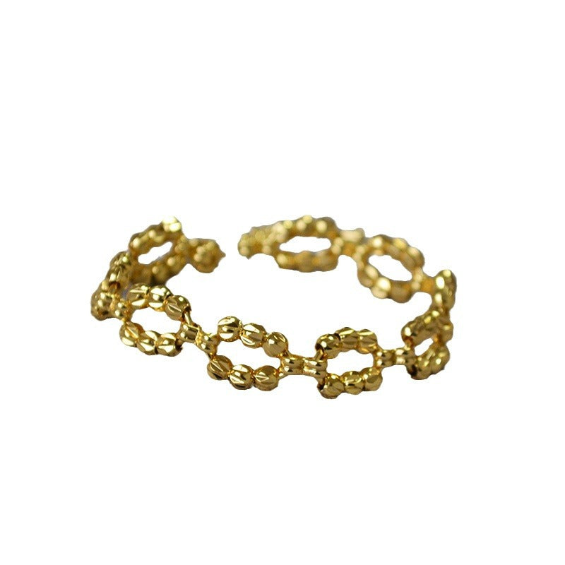 Delicate Artisan Gold Bracelet