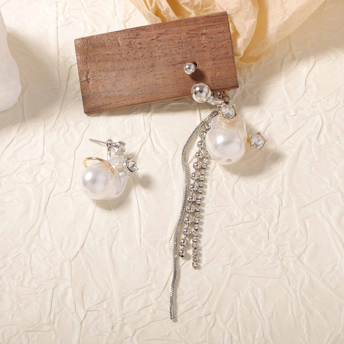Delicate Artisan Pearl Earring