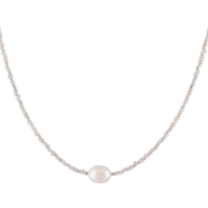 Delicate Artisan Pearl Necklace