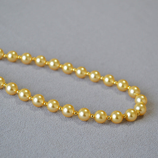 Vintage Handmade Gold Necklace