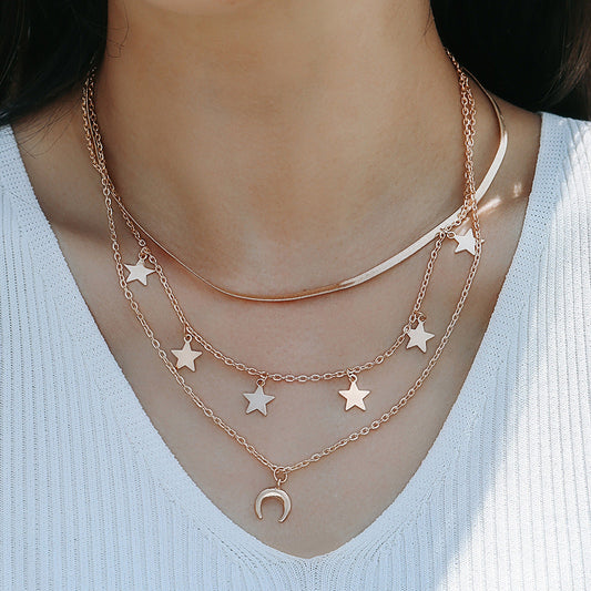 Vintage Handmade Gold Necklace