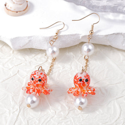 Delicate Artisan Pearl Earring