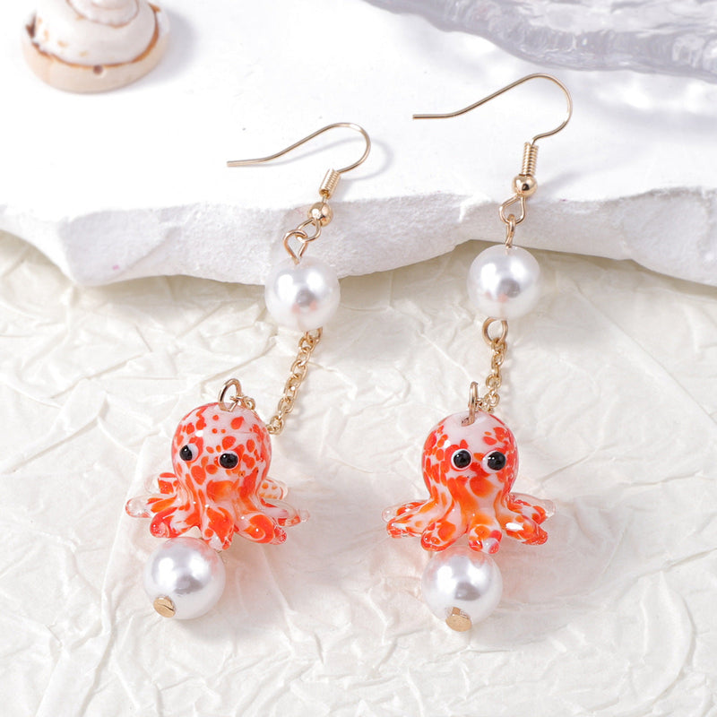 Delicate Artisan Pearl Earring