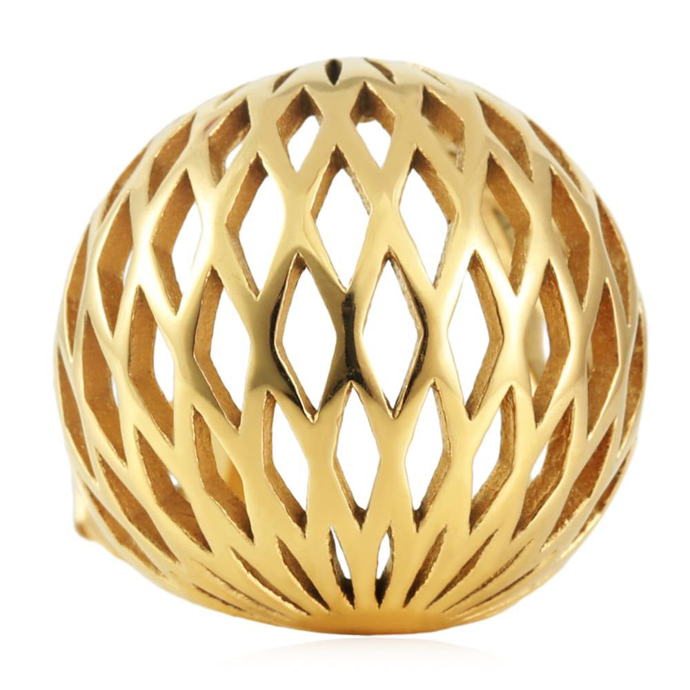 Delicate Artisan Gold Earring