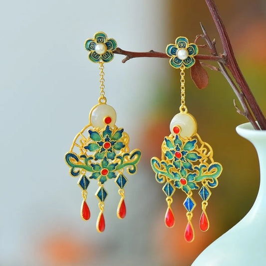 Delicate Artisan Silver Earring