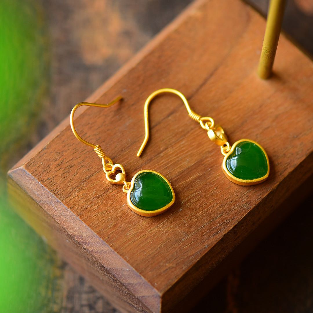 Delicate Artisan Gold Earring