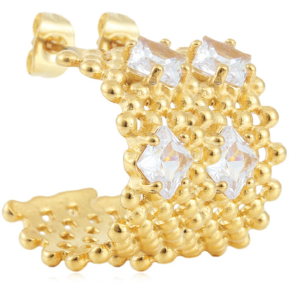 Romantic Gold Earring for Special Moments
