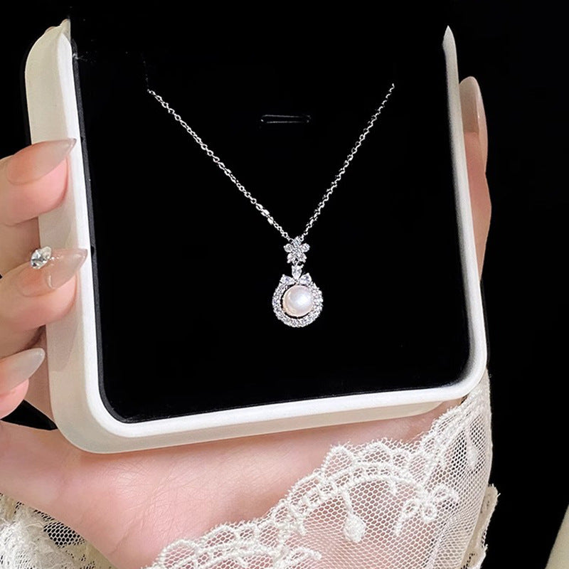Delicate Artisan Pearl Necklace