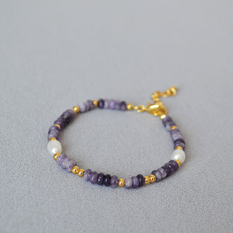 Delicate Artisan Pearl Bracelet
