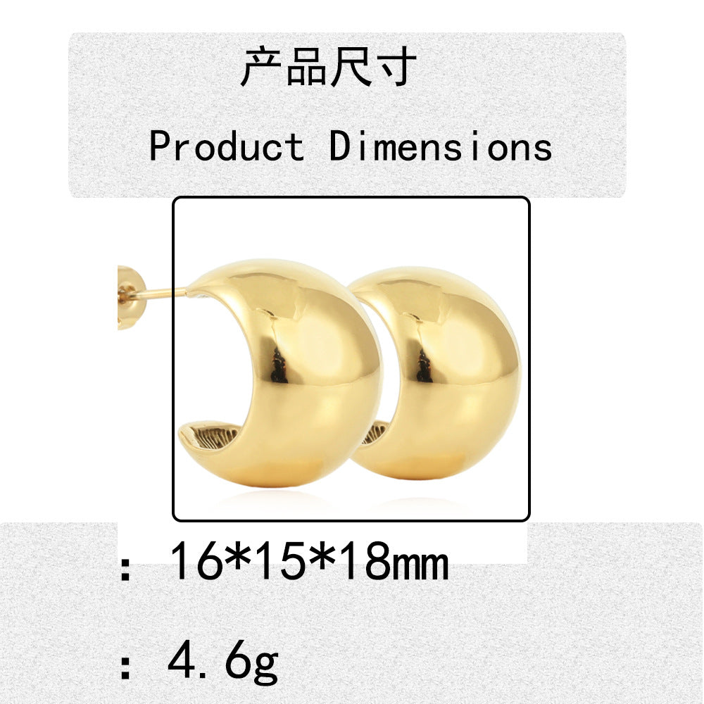 Beautiful Gold Earring with Unique Style