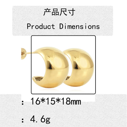 Beautiful Gold Earring with Unique Style