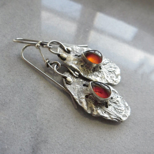 Delicate Artisan Silver Earring