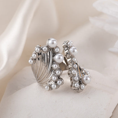 Romantic Pearl Ring for Special Moments