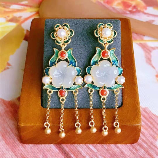 Delicate Artisan Gold Earring