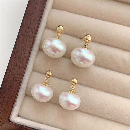 Delicate Artisan Pearl Earring
