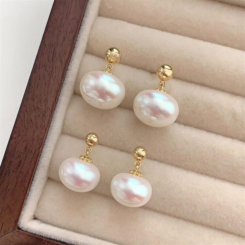 Delicate Artisan Pearl Earring