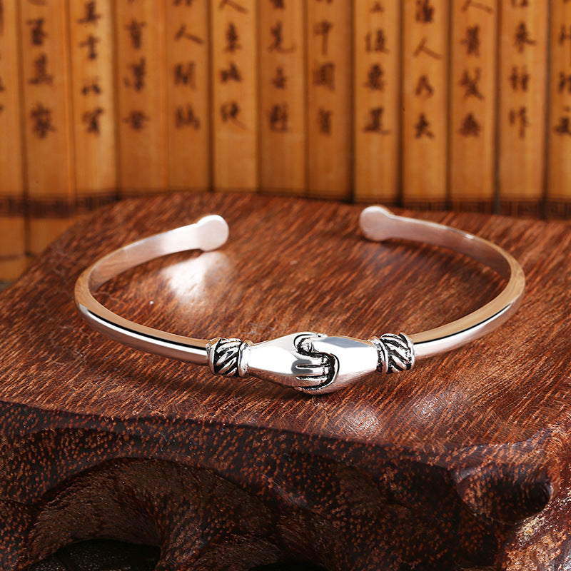 Vintage Handmade Silver Bracelet