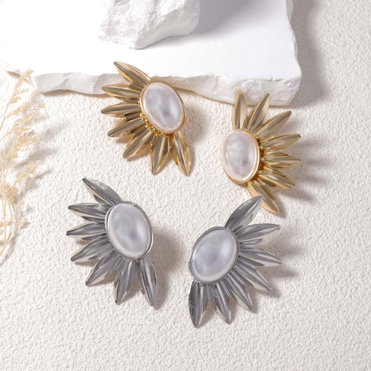 Delicate Artisan Pearl Earring