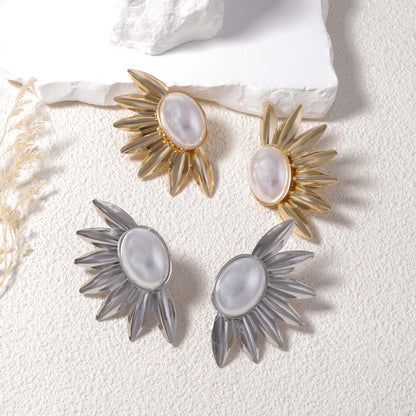 Delicate Artisan Pearl Earring