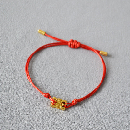 Delicate Artisan Gold Bracelet