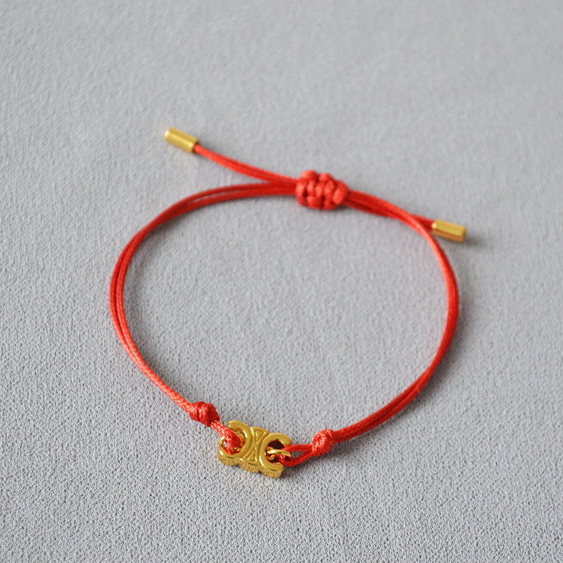 Delicate Artisan Gold Bracelet