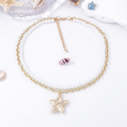Vintage Handmade Pearl Necklace