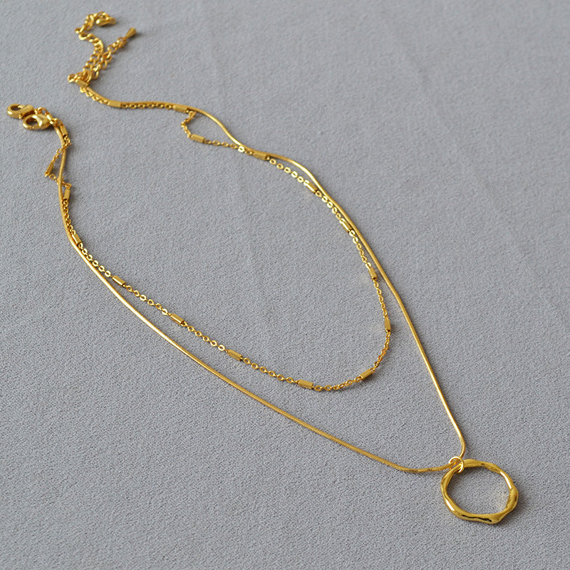Beautiful Gold Necklace with Unique Style