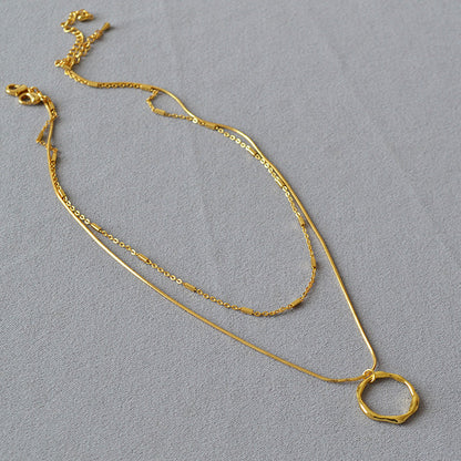 Beautiful Gold Necklace with Unique Style