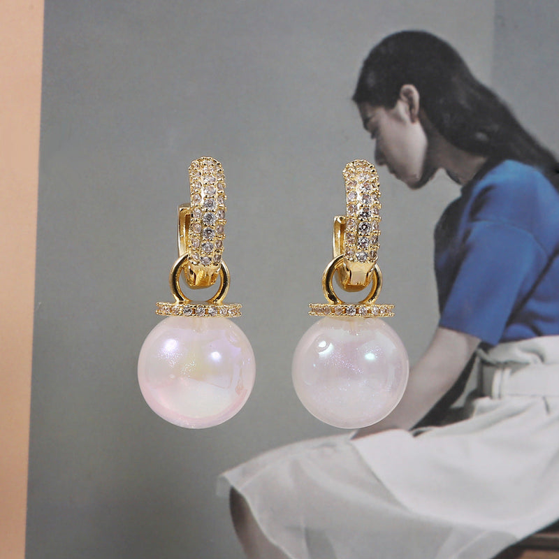 Delicate Artisan Pearl Earring