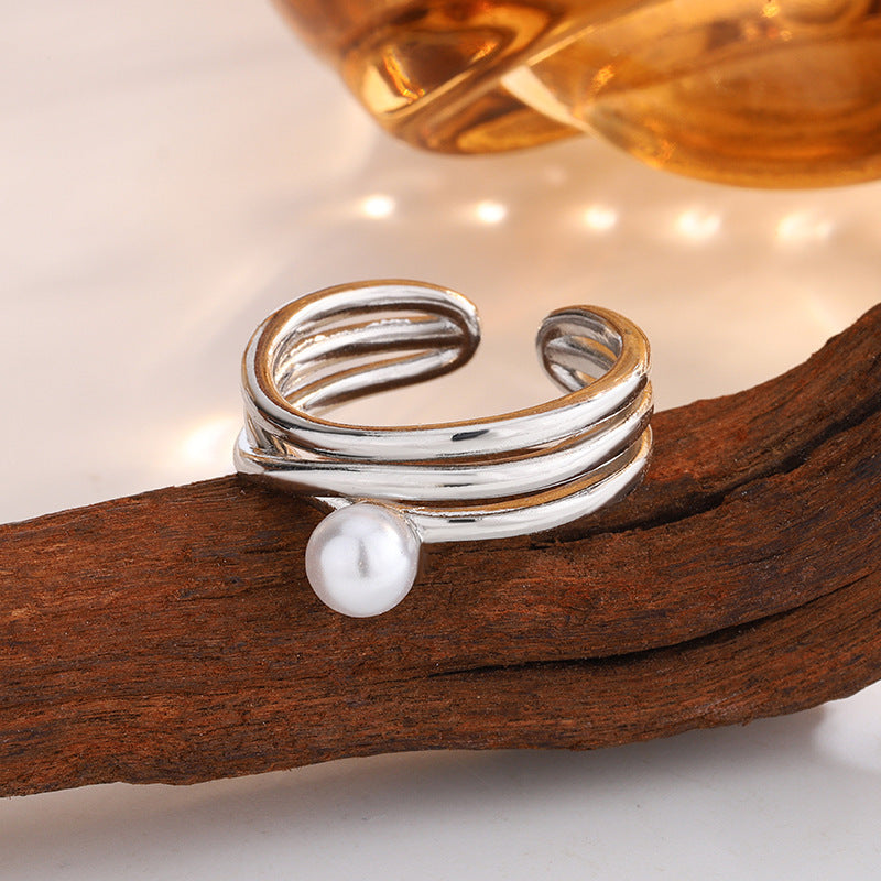 Romantic Pearl Ring for Special Moments