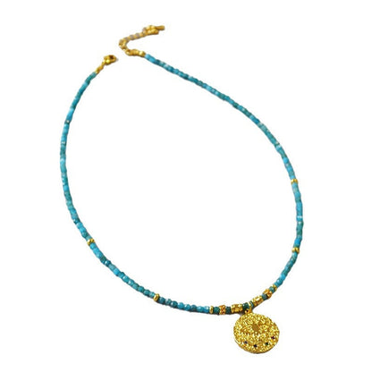 Delicate Artisan Gold Necklace