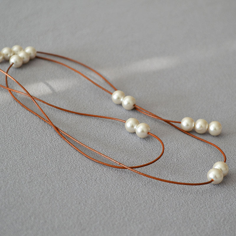 Beautiful Pearl Necklace with Unique Style