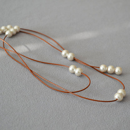 Beautiful Pearl Necklace with Unique Style