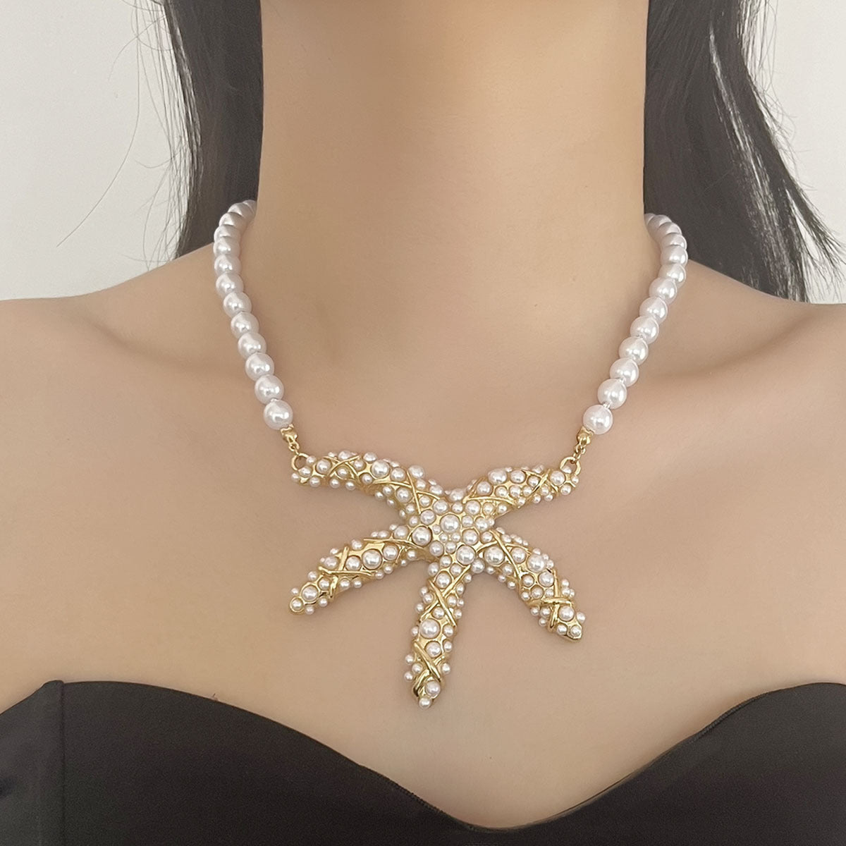 Delicate Artisan Pearl Necklace