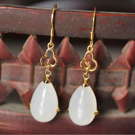 Delicate Artisan Gold Earring