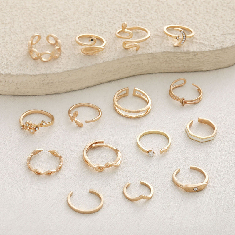 Delicate Artisan Gold Ring